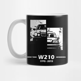 W210 classic sedan retro design Mug